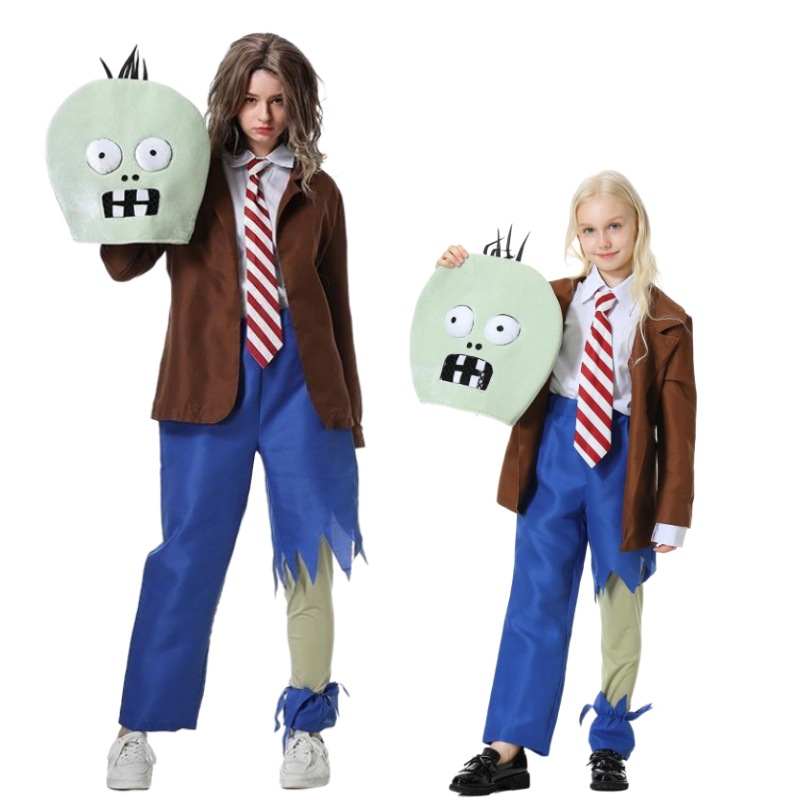 Plant Parent Vs Plantin - ฮาโลวีนคอสเพลย์เครื่องแต่งกายพืชปะทะซอมบี้เกมเล่นบทบาทเครื่องแต่งกายมาสเคอเรดพ่อแม่และลูกชุดเครื่องแต่งกาย