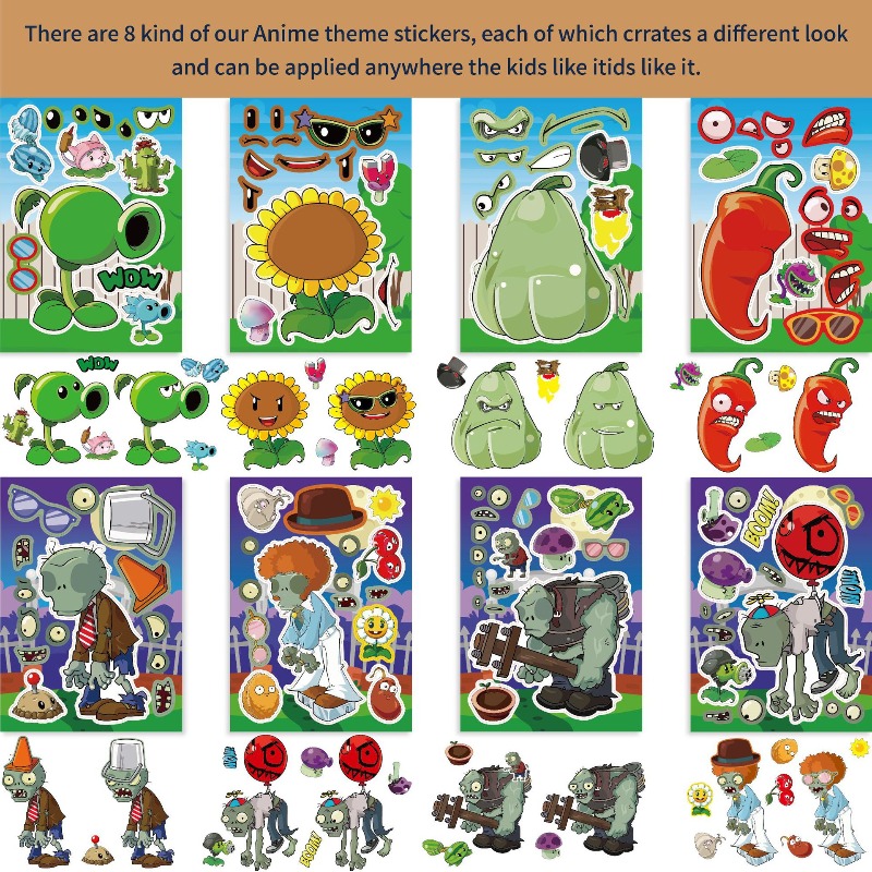 พืชปะทะซอมบี้ สติกเกอร์การ์ตูน - Plant Parent Vs Plantin บทวิจารณ์และราคา